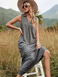 Slim Fit Long Sleeveless Dress Shopvhs.com