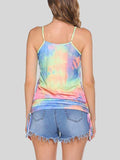 Slim Fit Scoop Neck Drawstring Camisole Shopvhs.com