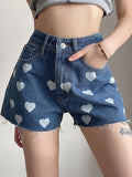 Slim-fitting Casual Denim Shorts Shopvhs.com