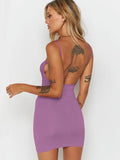 Sling thin ribbon strap ladies dress Shopvhs.com