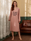 Slogan Night Dress Shopvhs.com