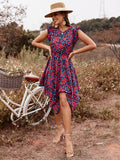 Small Floral Short Sleeve Dress Shopvhs.com