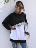 Snake Print Long Sleeve Sweatshirt Shopvhs.com