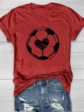 Soccer Basics Printed Short Sleeve T-Shirt Shopvhs.com