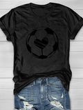 Soccer Basics Printed Short Sleeve T-Shirt Shopvhs.com