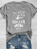 Soccer Graphic Casual Short Sleeve T-Shirt Shopvhs.com