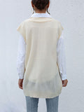 Solid Color Knitted Vest Shopvhs.com
