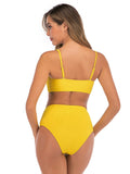 Solid Color Strap Bow Swimsuit Shopvhs.com