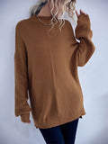 Solid Color Turtleneck Sweater Shopvhs.com