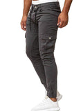 Solid Color Wovenfabric Pants For Men Shopvhs.com