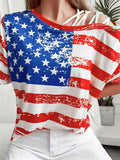 Strapless American Flag Cutout T-shirt Shopvhs.com