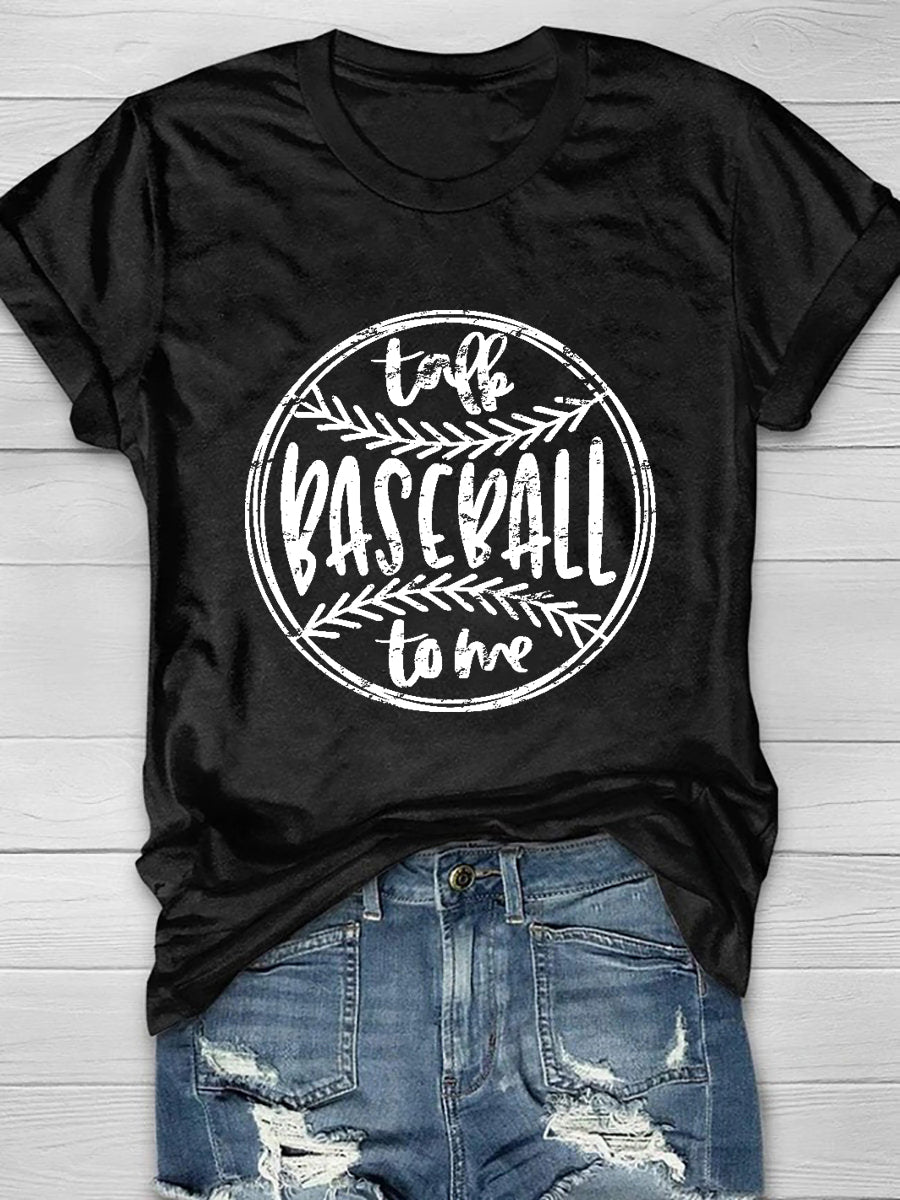 Talk Baseball To Me  T-Shirt Shopvhs.com