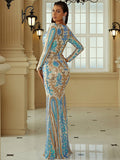 Temperament Slim Sequins Small Trailing Evening Dress Shopvhs.com