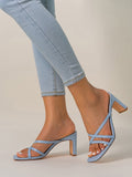 Thin Strap Chunky Heel Sandals Shopvhs.com