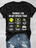 Thing I Do In My Spare Time T-Shirt Shopvhs.com