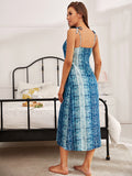 Tie Dye Halter Home Gown Shopvhs.com