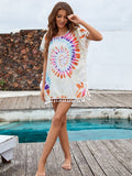 Tie-dye Printing Cover Up Skirt Shopvhs.com