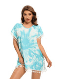 Tie-dye Printing Cover Up Skirt Shopvhs.com