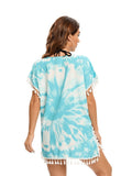 Tie-dye Printing Cover Up Skirt Shopvhs.com