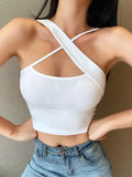 Tops Vests Sexy Slim Cropped Navel Suspenders Shopvhs.com