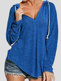 V-Neck Long Sleeve Gym Hoody Shopvhs.com