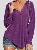V-Neck Long Sleeve Gym Hoody Shopvhs.com