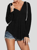 V-Neck Long Sleeve Gym Hoody Shopvhs.com