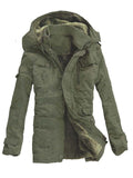 Winter Hooded Zipper Mid-Length Thermal Coats For Men Shopvhs.com