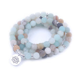 Women'S Beads Bracelet With Lotus Buddha Charm Shopvhs.com