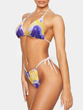 Women's Tie-Dye Split Swimsuit Bikini Swimsuit Shopvhs.com