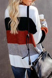 Color Block Leisure Sweater