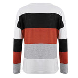 Color Block Leisure Sweater