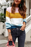 Soft Wide Striped Mohair Sweater