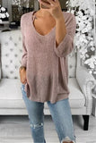 V Neck Casual Sweater