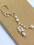 Elegant Pearl Pendant Ear Cuff