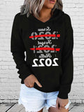 2022 Printed Pocket Drawstring Long Sleeve Hoodie Shopvhs.com