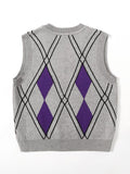 Argyle Knit Sweater Vest Shopvhs.com