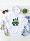 Avocado Fleece Lined Drawstring Hoodie Shopvhs.com