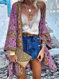 Bohemian Long Sleeve Mid-Length Cardigan Shopvhs.com