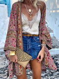 Bohemian Long Sleeve Mid-Length Cardigan Shopvhs.com