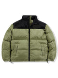 Casual Contrasting Lapel Loose Warm Coats For Men And Women Shopvhs.com