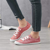 Casual Lace-Up Canvas Sneakers For Women Shopvhs.com