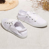 Casual Lace-Up Canvas Sneakers For Women Shopvhs.com