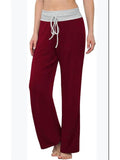 Casual Loose Bind Up Solid Color Pants Shopvhs.com