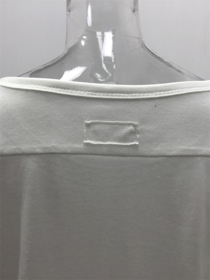 Casual Loose Chest Pocket Solid Color Long-Sleeved T-Shirt Shopvhs.com