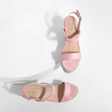 Casual Open Toe Buckle Wedge Sandals Shopvhs.com