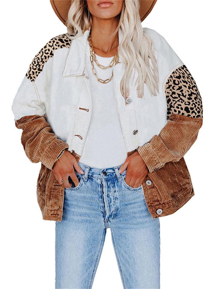 Casual Printed Loose Lapel Jackets For Women Shopvhs.com