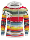 Casual Rainbow Print Sweatershirt Shopvhs.com