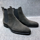 Casual Solid Color Chelsea Boots For Men