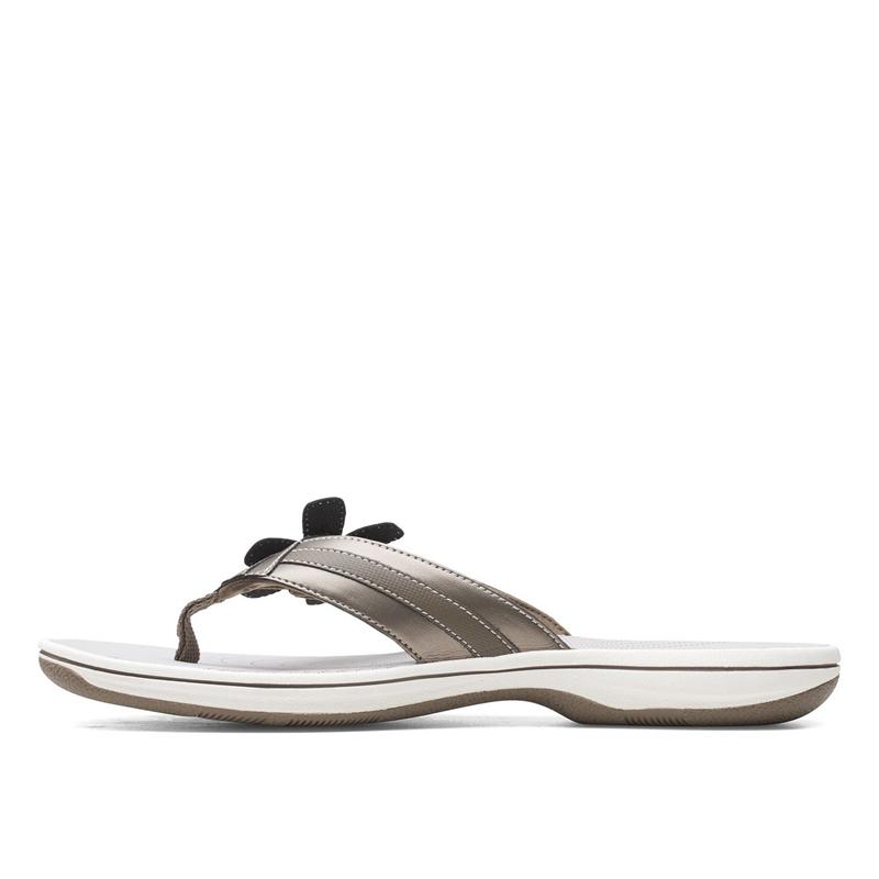 Casual Style Lightweight Comfy Solid Color Flower Decoration Flip-Flops Flat Slippers Shopvhs.com
